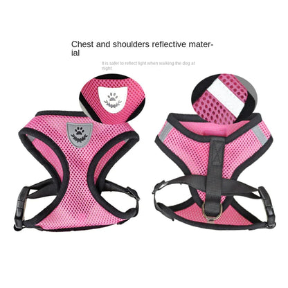Ultimate Adjustable Pet Harness for Dogs and Cats - Reflective Control Vest with Leash in Multiple Sizes