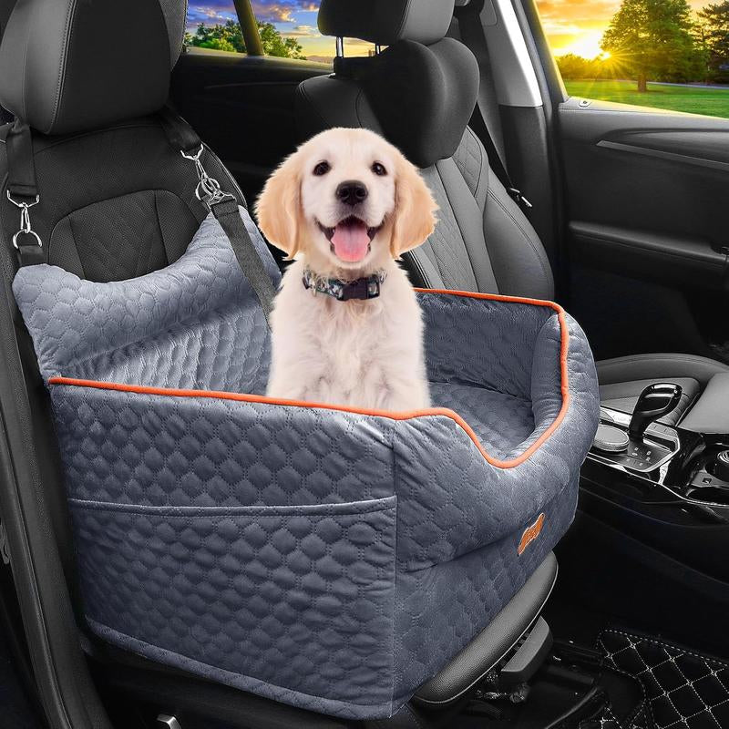 Elevate Your Dog's Travel Experience with Our Memory Foam Booster Seat - Perfect for Small Dogs Up to 25lbs!