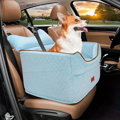 Elevate Your Dog's Travel Experience with Our Memory Foam Booster Seat - Perfect for Small Dogs Up to 25lbs!