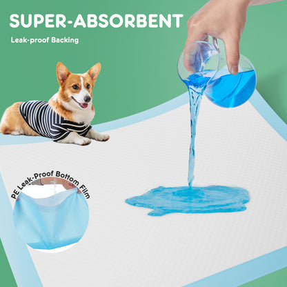 Ultimate Leak-Proof Puppy Pads: Quick-Drying, Absorbent Disposable Dog Pee Pads for Stress-Free Potty Training