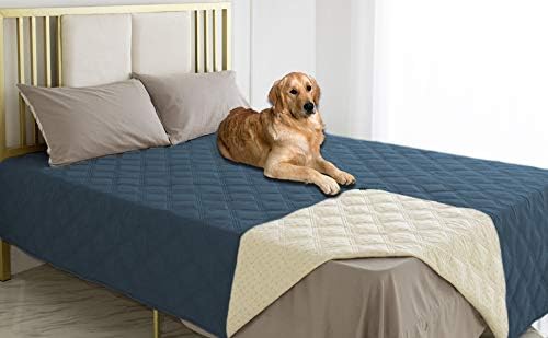 Premium Waterproof Dog Bed Cover and Pet Blanket with Anti-Slip Backing for Ultimate Furniture Protection