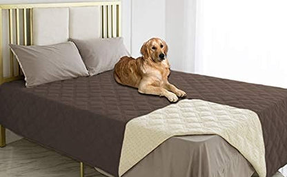 Premium Waterproof Dog Bed Cover and Pet Blanket with Anti-Slip Backing for Ultimate Furniture Protection