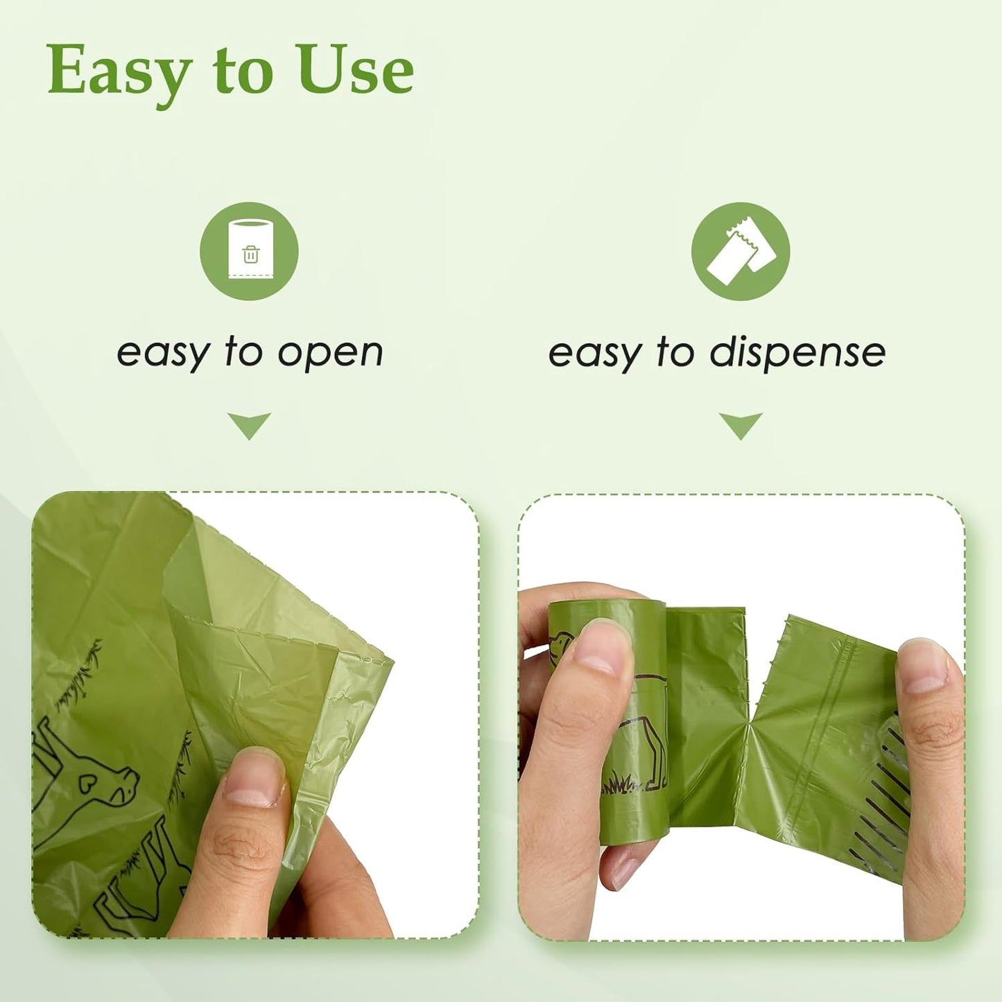 240 Count Lavender Scented Dog Poop Bags - Durable, Leakproof & Easy to Use Waste Bags for Pets