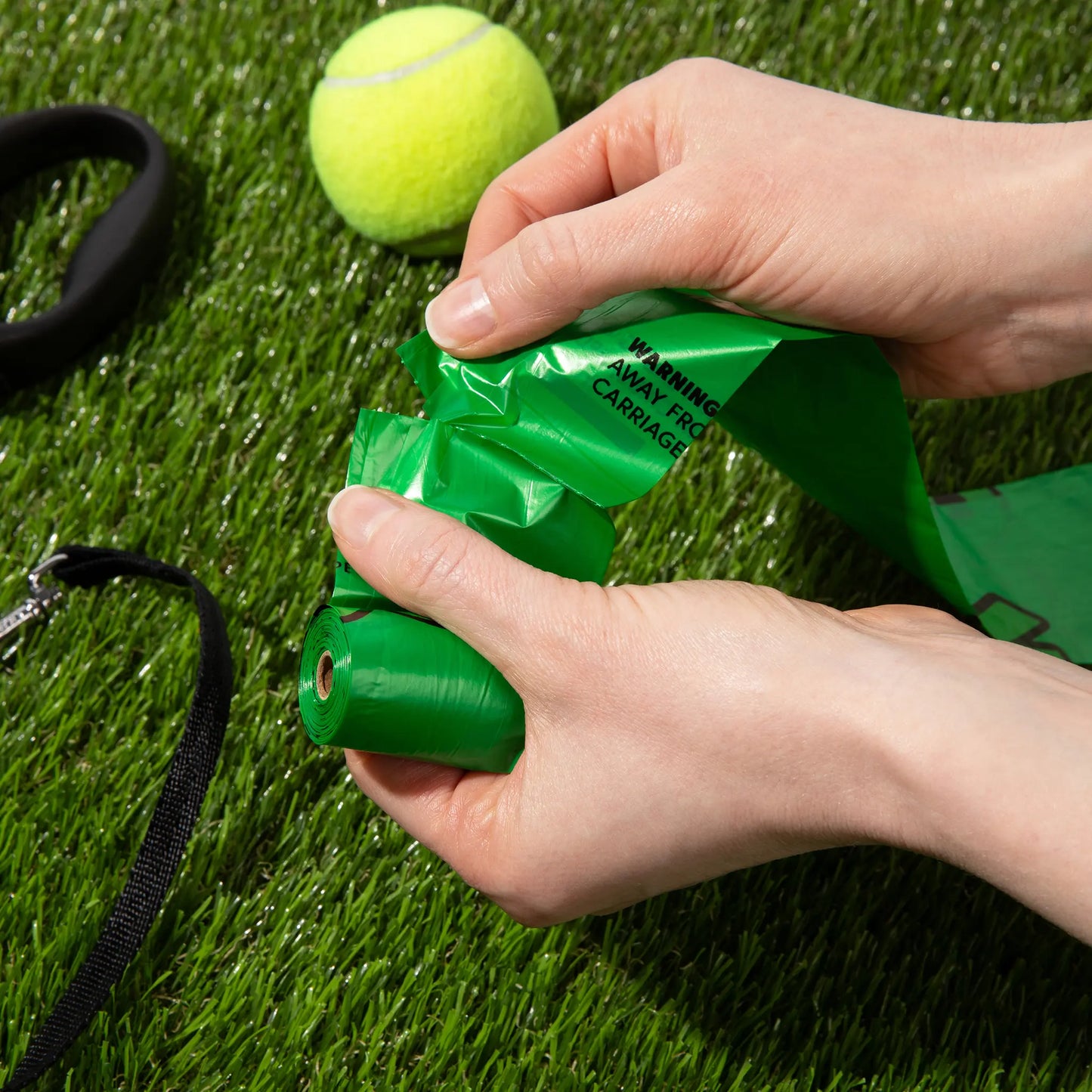 Eco-Friendly Leak-Proof Dog Poop Bags - Wooofy I 120 Extra Thick Unscented Waste Disposal Solution for Dogs