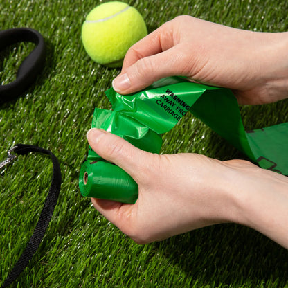 Eco-Friendly Leak-Proof Dog Poop Bags - Wooofy I 120 Extra Thick Unscented Waste Disposal Solution for Dogs