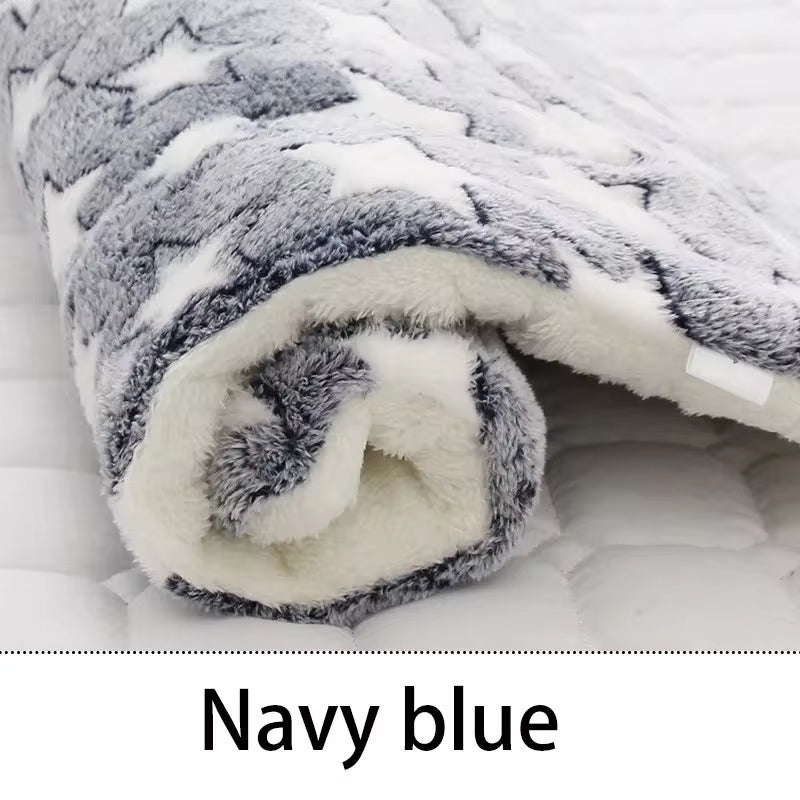 Cozy Flannel Pet Sleeping Mat - Ultimate Comfort Dog Bed for Small to Large Dogs - Perfect Winter Blanket!