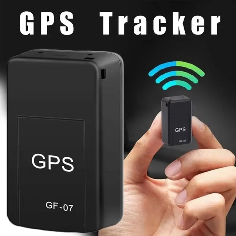 Compact and Powerful GPS Tracking Device - GF07 Mini GPS Tracker with Strong Magnetic Anti-Lost Alarm for Vehicles