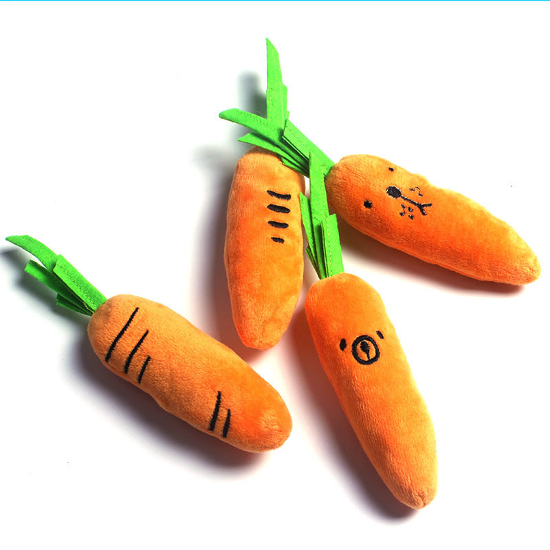 Delight Your Pets with Our Plush Chew Toy Carrot - Perfect for Dogs and Cats!