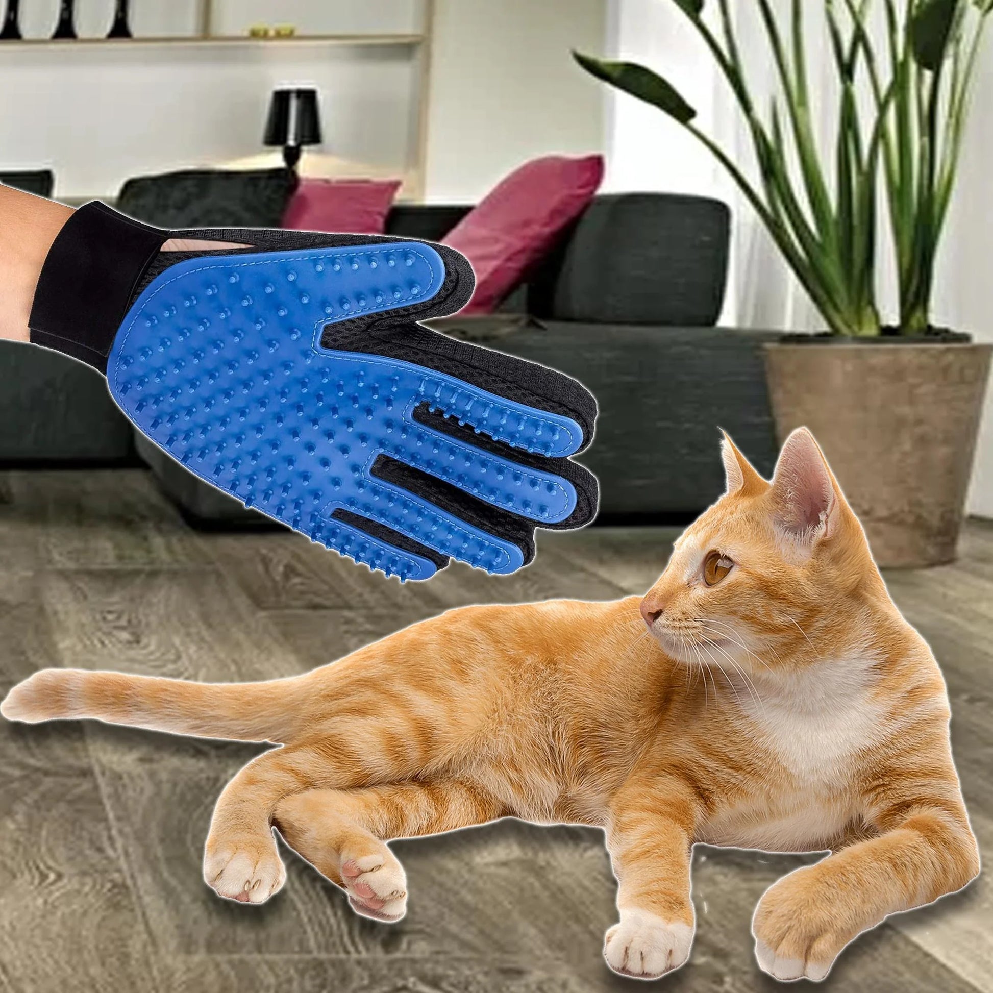 Transform Your Pet's Grooming Routine with Our Premium Deshedding Gloves – Perfect for Dogs, Cats, and Horses!