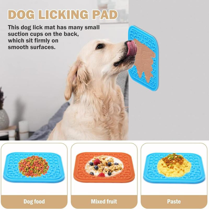 Transform Mealtime into Fun with Our Non-Slip Silicone Dog Licking Mat – Perfect for Dogs & Cats!