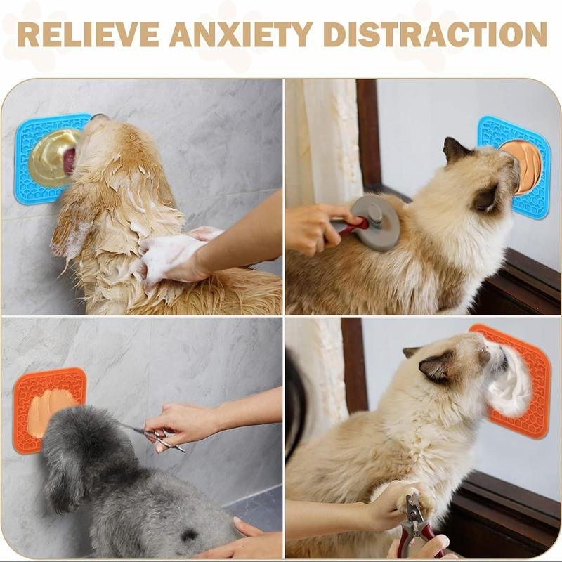 Transform Mealtime into Fun with Our Non-Slip Silicone Dog Licking Mat – Perfect for Dogs & Cats!