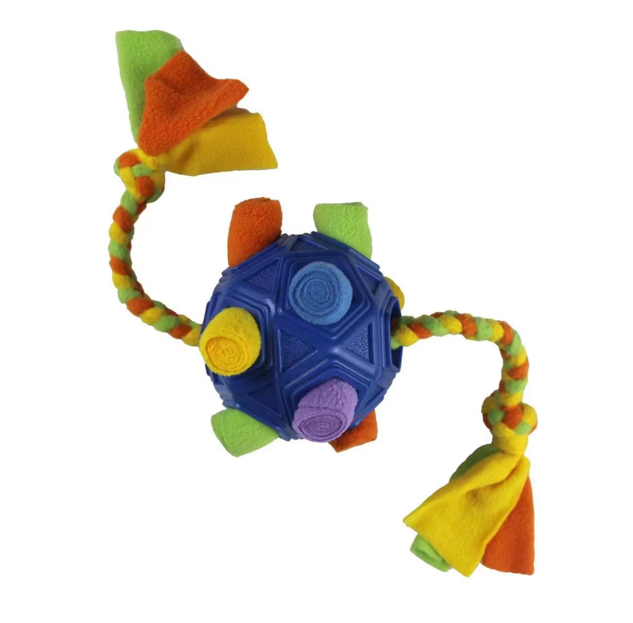 Interactive Snuffle Ball for Dogs - Unbreakable Chew Toy and Treat Dispenser for Fun Foraging Play