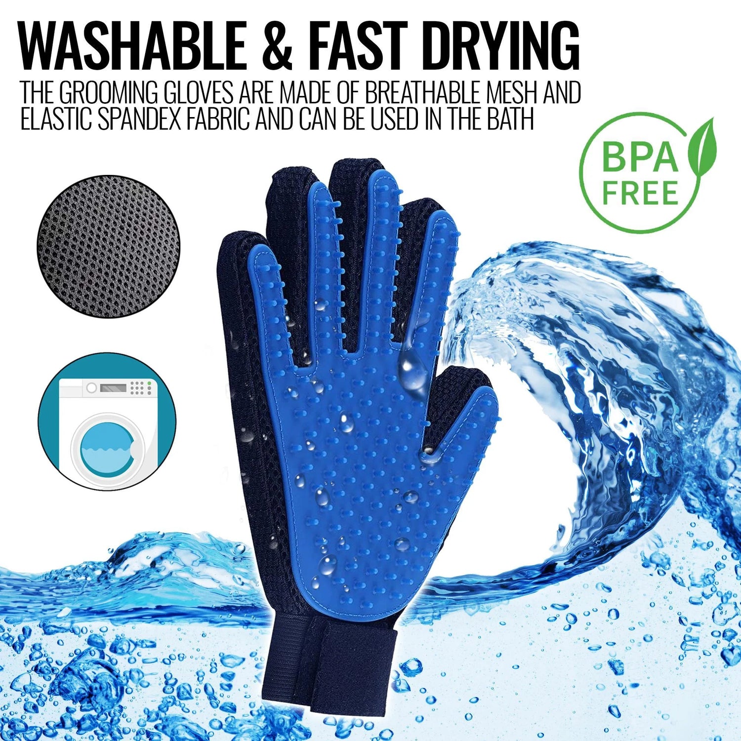 Transform Your Pet's Grooming Routine with Our Premium Deshedding Gloves – Perfect for Dogs, Cats, and Horses!