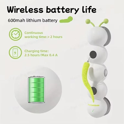 Exciting Caterpillar Interactive Toy for Cats – Electric Self-Entertainment & Boredom Relief with Suction Cup Fun!