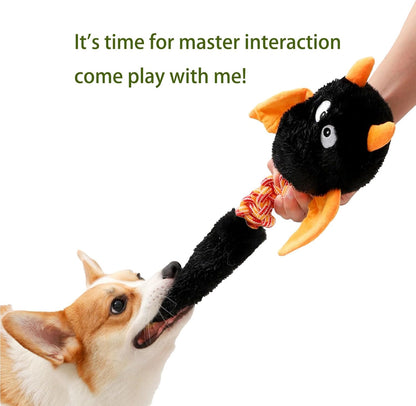 Plush Squeaky Dog and Cat Toy Set - Perfect for Large and Small Pets!