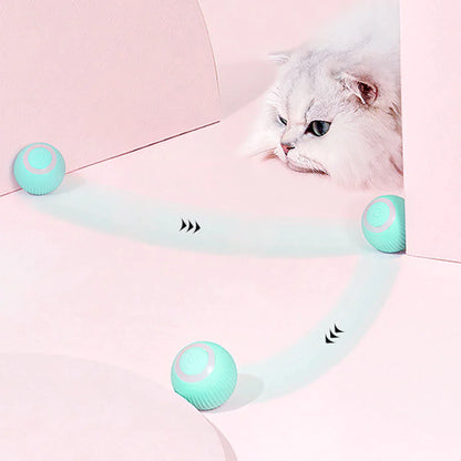 Engaging Smart Cat Toys: Automatic Rolling Ball for Interactive Fun and Training