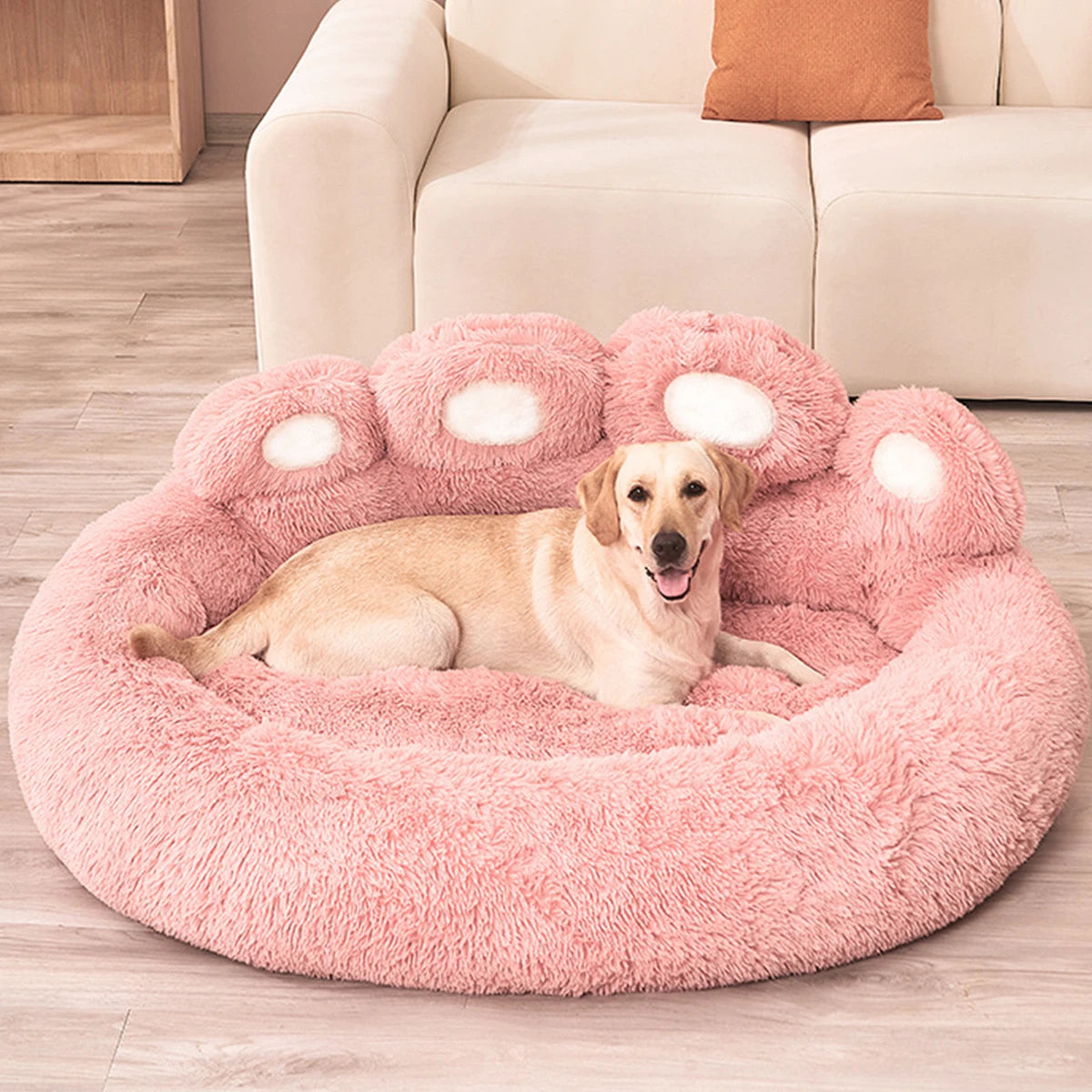 Pet Dog Sofa Beds for Small Dogs Winter Warm Accessories Large Dog Bed Mat Pets Kennel Plush Medium Basket Puppy Cats Supplies