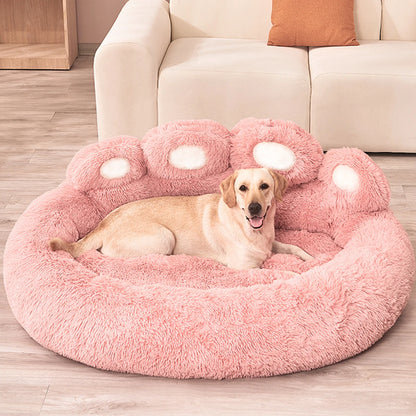 Pet Dog Sofa Beds for Small Dogs Winter Warm Accessories Large Dog Bed Mat Pets Kennel Plush Medium Basket Puppy Cats Supplies