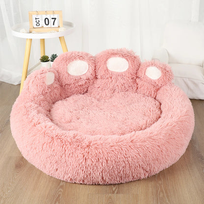 Pet Dog Sofa Beds for Small Dogs Winter Warm Accessories Large Dog Bed Mat Pets Kennel Plush Medium Basket Puppy Cats Supplies
