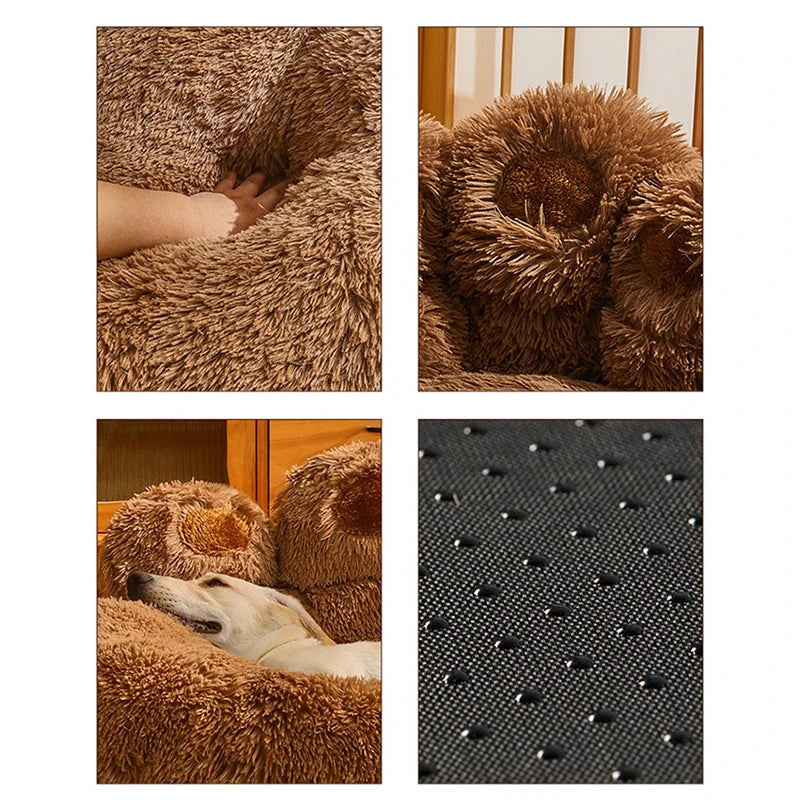 Pet Dog Sofa Beds for Small Dogs Winter Warm Accessories Large Dog Bed Mat Pets Kennel Plush Medium Basket Puppy Cats Supplies