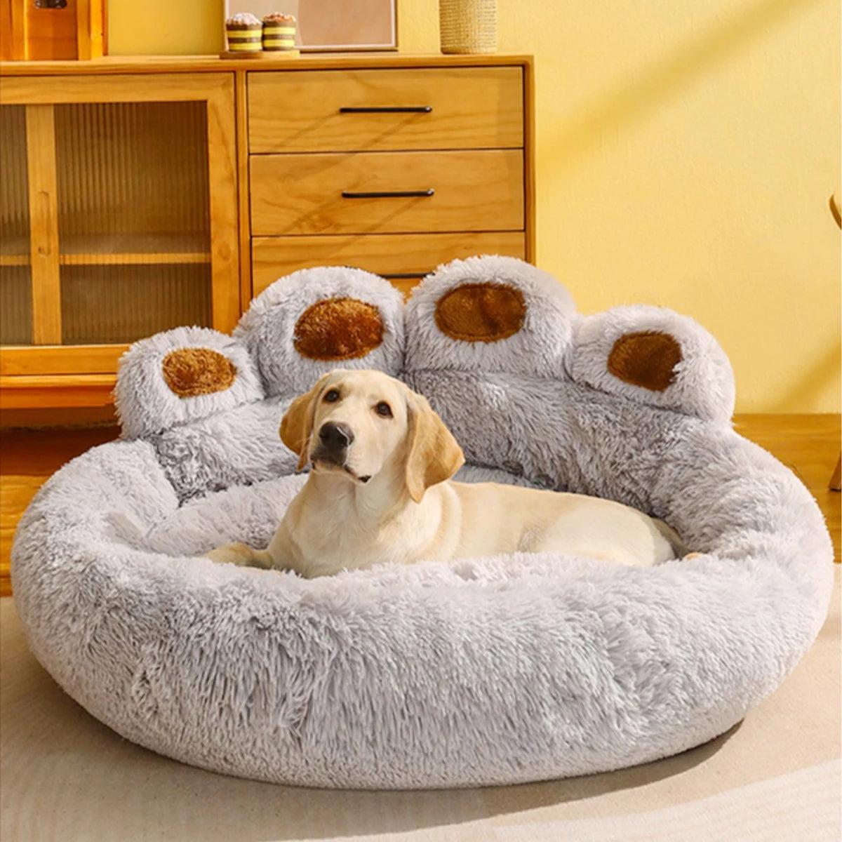 Pet Dog Sofa Beds for Small Dogs Winter Warm Accessories Large Dog Bed Mat Pets Kennel Plush Medium Basket Puppy Cats Supplies