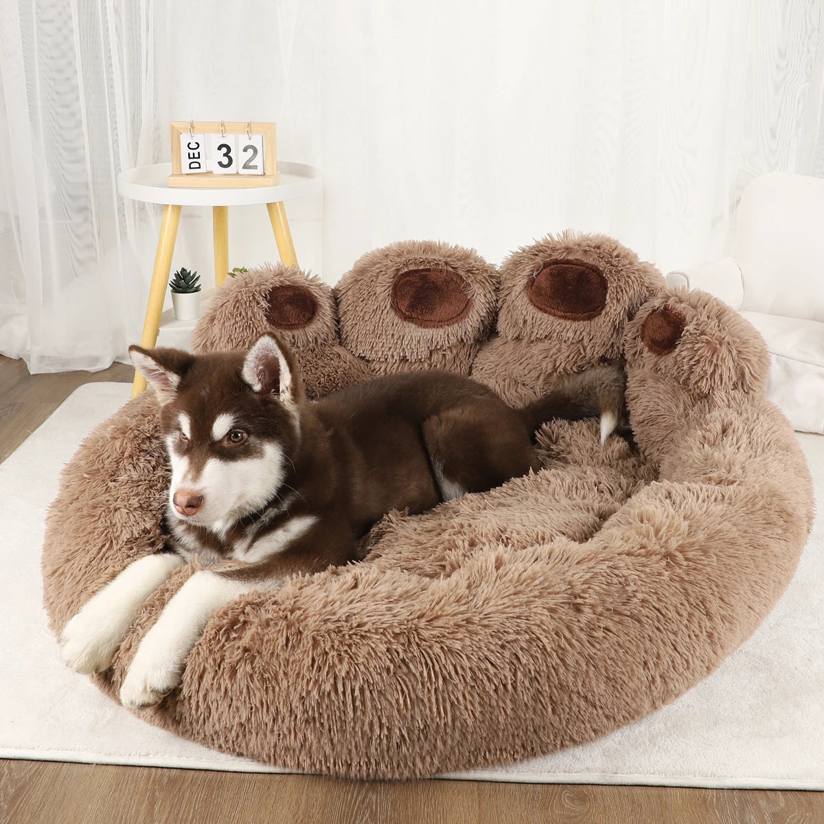 Pet Dog Sofa Beds for Small Dogs Winter Warm Accessories Large Dog Bed Mat Pets Kennel Plush Medium Basket Puppy Cats Supplies