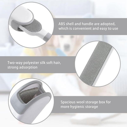 Effortlessly Banish Pet Hair with Our Multi-Functional Electrostatic Lint Brush - The Ultimate Reusable Tool for Furniture, Clothes, and Carpets!