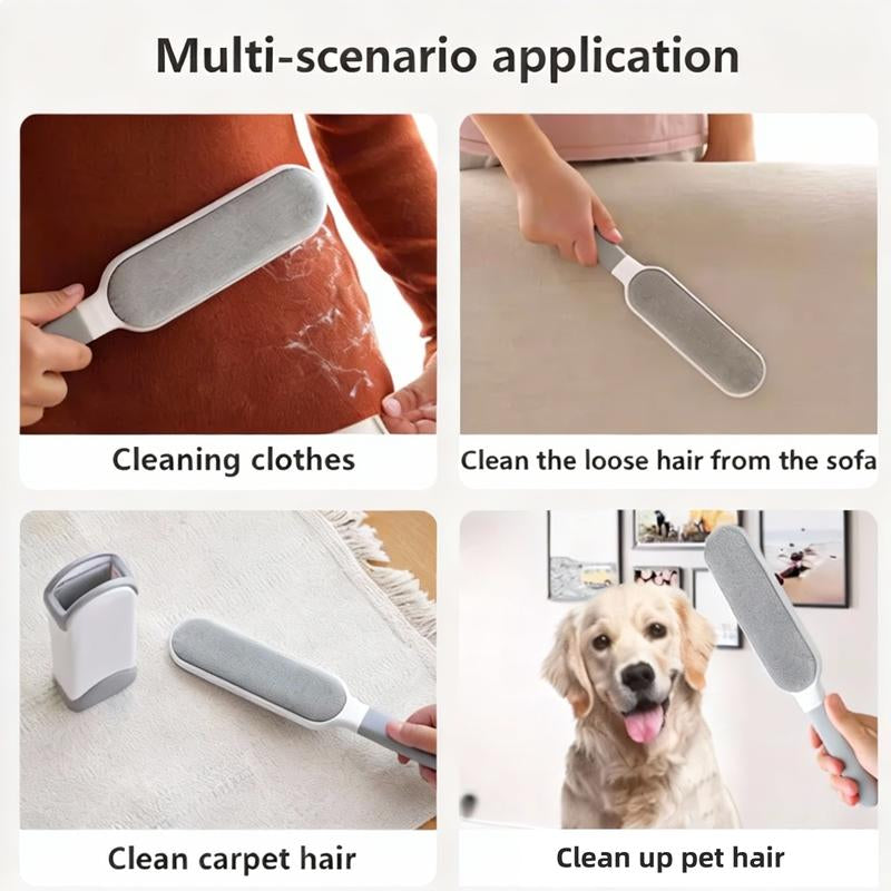 Effortlessly Banish Pet Hair with Our Multi-Functional Electrostatic Lint Brush - The Ultimate Reusable Tool for Furniture, Clothes, and Carpets!