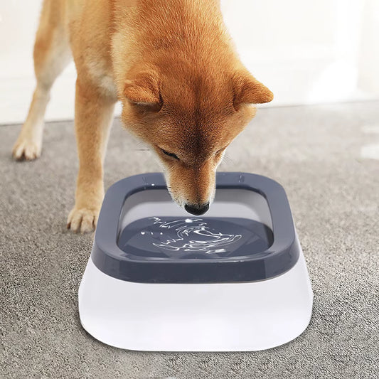 Revolutionary No-Spill Dog Floating Water Bowl - Slow Feeder & Non-Slip Design for Large Breeds