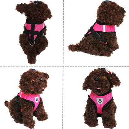 Ultimate Adjustable Pet Harness for Dogs and Cats - Reflective Control Vest with Leash in Multiple Sizes