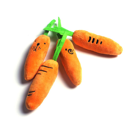 Delight Your Pets with Our Plush Chew Toy Carrot - Perfect for Dogs and Cats!