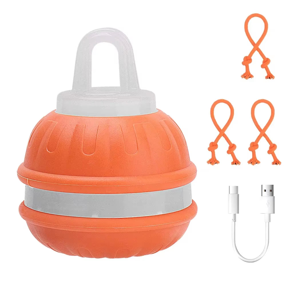 Engaging Interactive Rolling Ball Toy for Dogs and Cats – Rechargeable Smart Pet Playtime with Faux Tail!