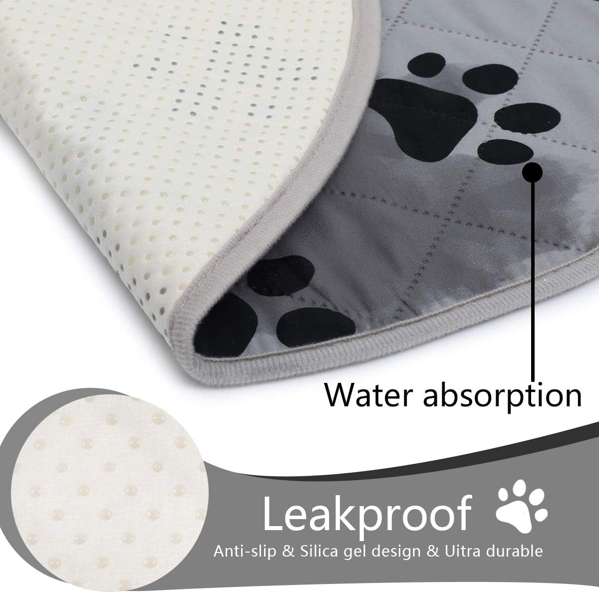 Ultimate Comfort for Your Pup: Washable Non-Slip Waterproof Dog Crate Pads - 2 Pack, 18"x24"