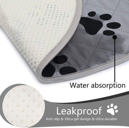 Ultimate Comfort for Your Pup: Washable Non-Slip Waterproof Dog Crate Pads - 2 Pack, 18"x24"