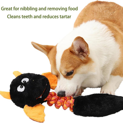 Plush Squeaky Dog and Cat Toy Set - Perfect for Large and Small Pets!