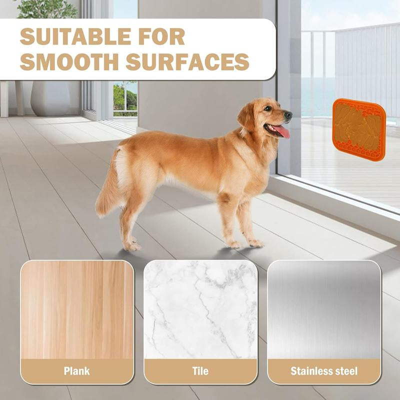 Transform Mealtime into Fun with Our Non-Slip Silicone Dog Licking Mat – Perfect for Dogs & Cats!