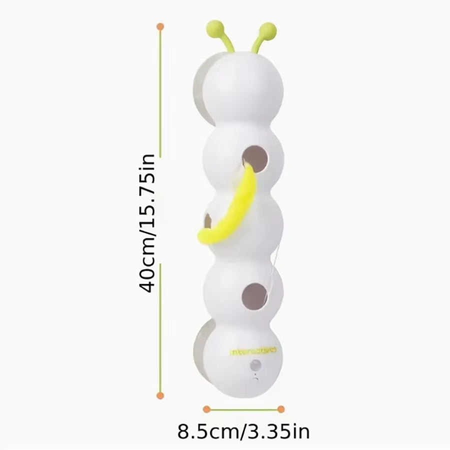 Exciting Caterpillar Interactive Toy for Cats – Electric Self-Entertainment & Boredom Relief with Suction Cup Fun!