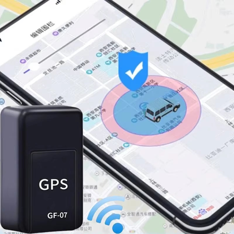 Compact and Powerful GPS Tracking Device - GF07 Mini GPS Tracker with Strong Magnetic Anti-Lost Alarm for Vehicles