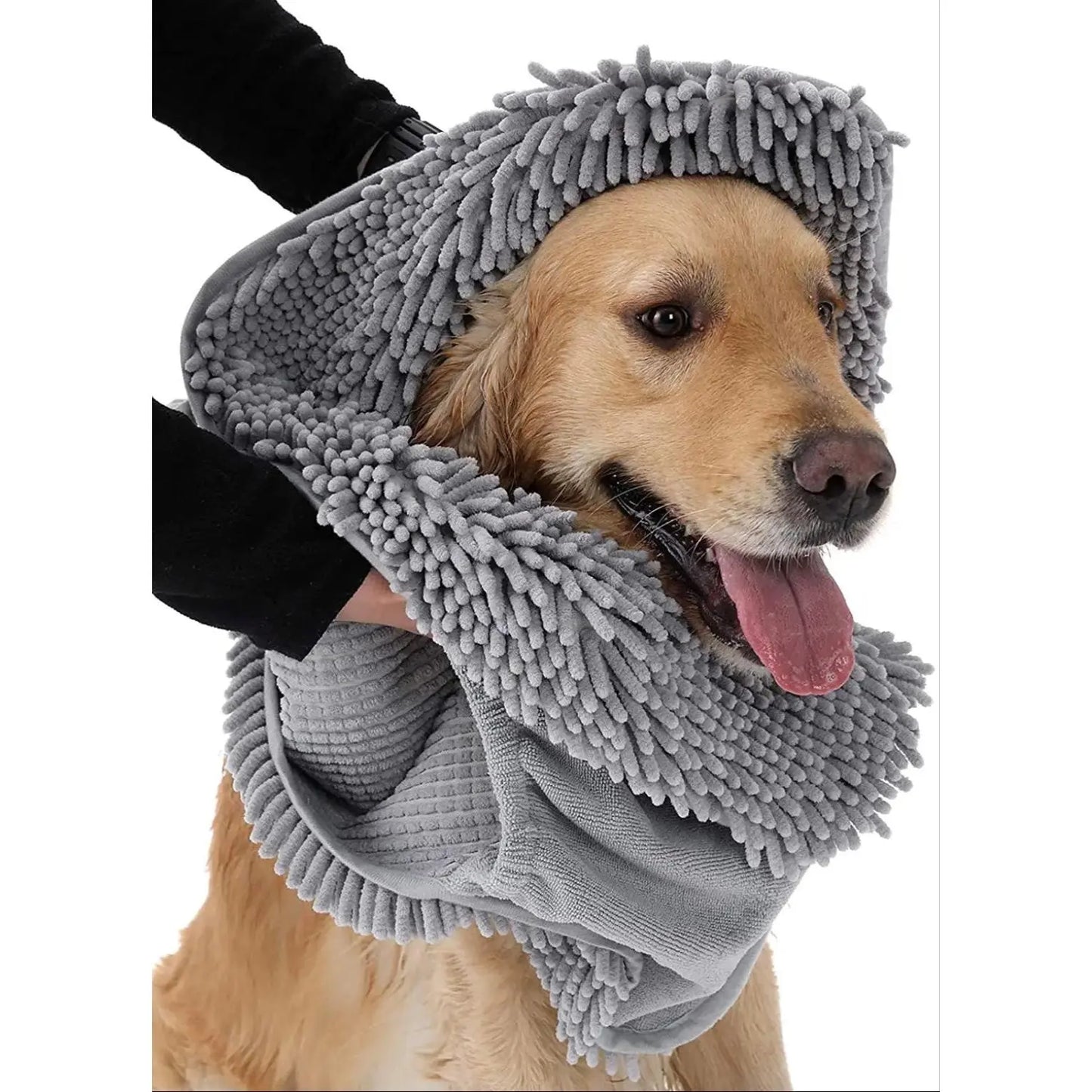 Transform Bath Time with Archie'S Dirty Dog Shammy - The Ultimate Quick-Dry Towel for Your Furry Friend