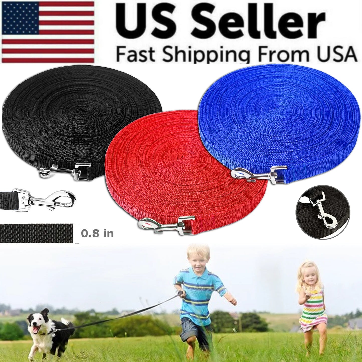 Ultimate Dog Leash for Training and Recall - Choose Your Length for Perfect Control!