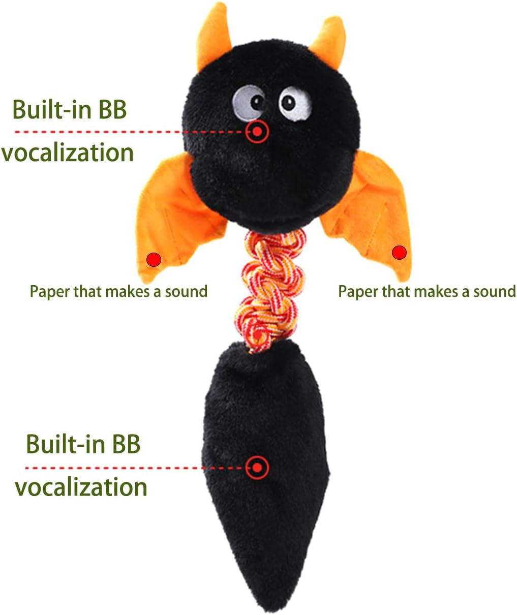 Plush Squeaky Dog and Cat Toy Set - Perfect for Large and Small Pets!