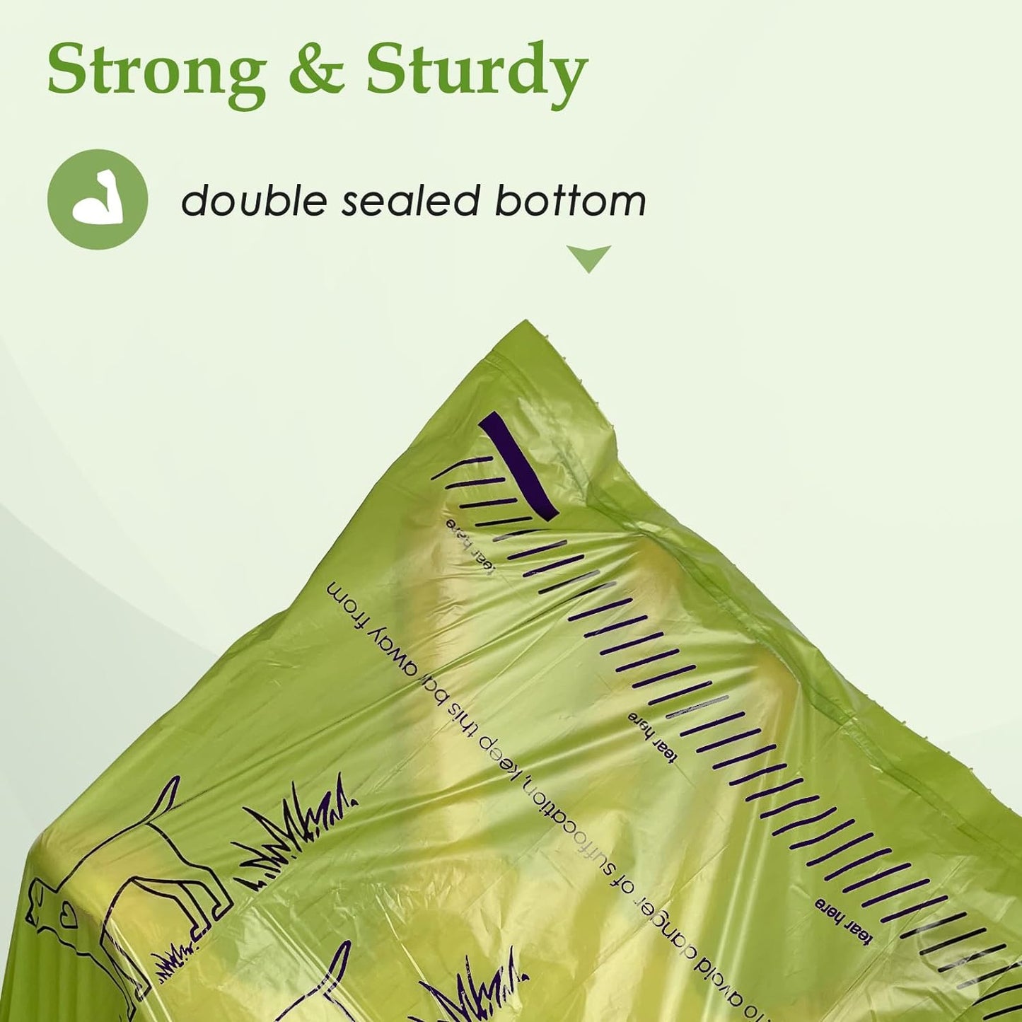 240 Count Lavender Scented Dog Poop Bags - Durable, Leakproof & Easy to Use Waste Bags for Pets