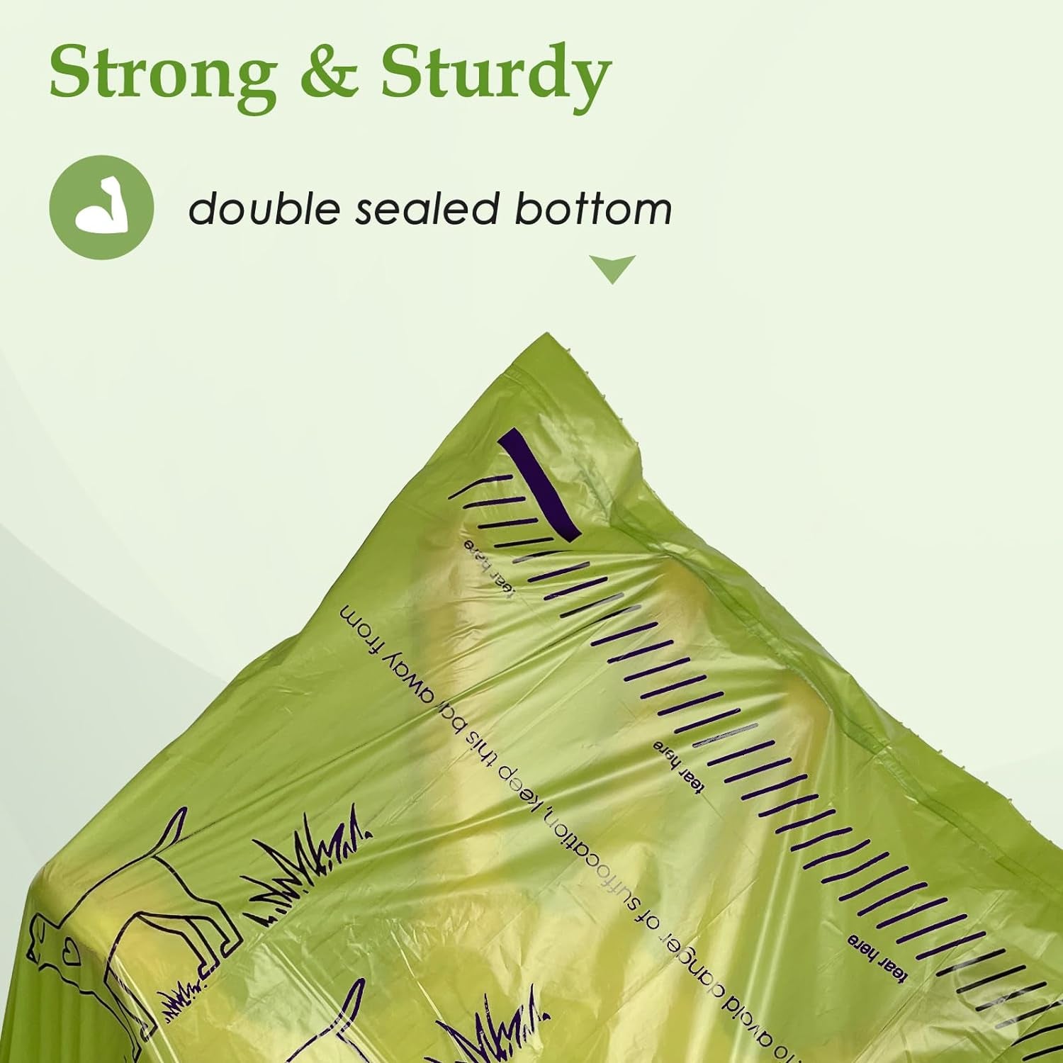 240 Count Lavender Scented Dog Poop Bags - Durable, Leakproof & Easy to Use Waste Bags for Pets