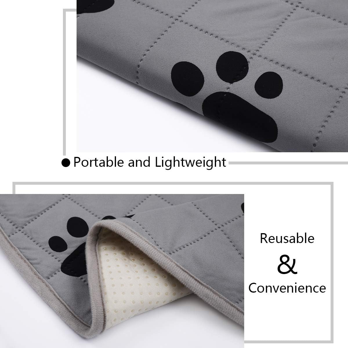 Ultimate Comfort for Your Pup: Washable Non-Slip Waterproof Dog Crate Pads - 2 Pack, 18"x24"