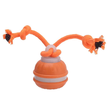 Engaging Interactive Rolling Ball Toy for Dogs and Cats – Rechargeable Smart Pet Playtime with Faux Tail!