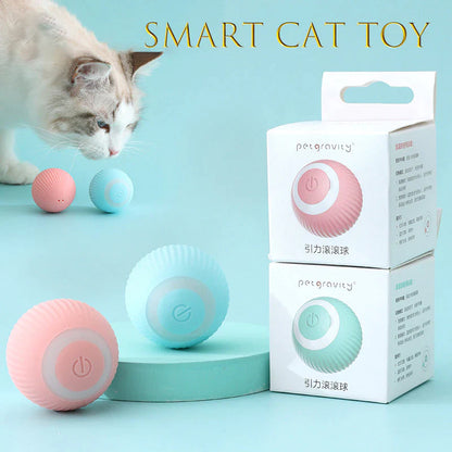 Engaging Smart Cat Toys: Automatic Rolling Ball for Interactive Fun and Training