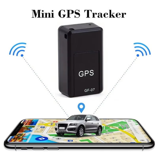 Compact and Powerful GPS Tracking Device - GF07 Mini GPS Tracker with Strong Magnetic Anti-Lost Alarm for Vehicles